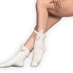 Ciao Bella Bunny Rabbit Fluffy Socks in White